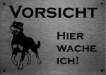 Rottweiler | Edelstahl Warnschild